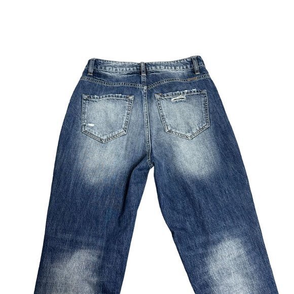 Kancan Estilo Size 3 / 25 Blue Distressed Jeans - Picture 6 of 8